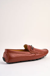 Sartori Camel Diamond-Stitch Loafer